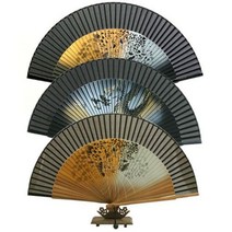 [박씨상방] 고급 실크접부채(호랑이 용) - 부채집+매듭증정, 선택:호랑이검