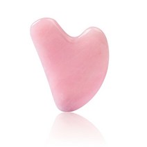 두피괄사 은괄사 갈사 유기 도자기 세라믹 괄사 주걱턱 팔자주름없애기 사각턱구아샤 보드 천연 수지 페이, 01 1PCS Pink