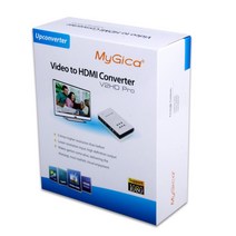 TV수신기 리모콘 크롬 Mygica V2HD 비디오 AV YPbPr-HDMI 컨버터 업 1080P 컴포넌트 S-Video to HDMI, 한개옵션0