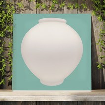 달항아리그림 풍수액자 거실 주방 인테리어, 05.솔찬달항아리