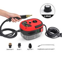 초음파청소기 상업용 자동차 다기능 고압 스팀 청소기 에어컨 주방 후드 110V 240V 2500W AliExpress, Red+AU+220V