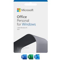 Microsoft Office Personal 2021(영구 버전)카드 버전Windows11 10PC2대