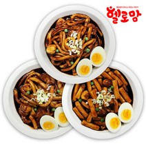 *짜장면보다 맛있는 헬로맘짜장떡볶이 3세트+라면사리1, 짜장누들떡볶이(3세트)+라면1봉