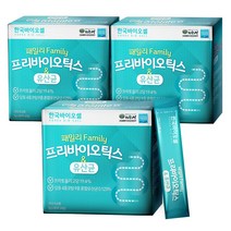 삼성제약 패밀리 프리바이오틱스 유산균 30p, 60g, 3개