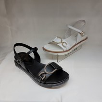 탠디 여성 3cm 블랙 앞보석장식 스트립 샌들 WSX19M037BLACK
