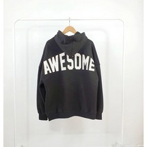 남녀공용 오버핏 프린팅 자수 봄 남자 후드티 3컬러
