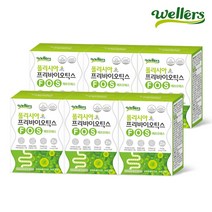 [웰러스] 폴리시아 프리바이오틱스FOS/프락토올리고당 3500mg 아연8.5mg (5g x 30포 1개월분), 6박스