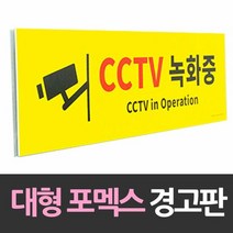대형 포맥스 안내판 CCTV녹화중, 쿠팡 영앤동 본상품선택, 쿠팡 영앤동 본상품선택