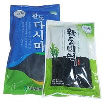 완도소안농협 다시마(200g)+미역(90g) (다시팩 무료증정), 1세트
