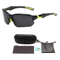 엘마운틴 편광 선글라스 MK9301 등산용 자전거 골프 낚시 스포츠 고글, 포인트 옐로