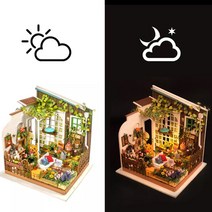 [무료배송][영문판] 로보타임 DIY 미니어쳐 하우스 DG108 MILLERs GARDEN 테라스