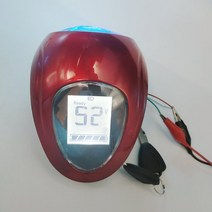 측정 기기 레벨기 48v60v 속도계LCD 디스플레이 프론트 라이트 잠금키 전기 스쿠터 자전거 오토바이 ATV 세, 02 48v60v red