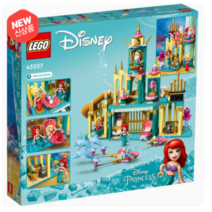 레고 디즈니 프린세스 에리얼의 바닷속 궁전 43207, 혼합색상