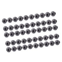 STK 50pcs 자동차 범퍼 펜더 6mm 구멍 플라스틱 리벳 패스너 클립