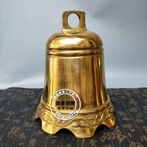 초른 소동종 정자 순동 황동 풍령 가정사 장식품, 사이즈 17.7(레터링 없음), 지름 33cm, 높이