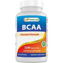 Best Naturals 베스트내츄럴스 BCAA Branch Chain Amino Acid 3200mg 400정, 1개, 400