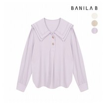 바닐라비 [바닐라비] 여성 더블 세라 카라 퍼프 블라우스