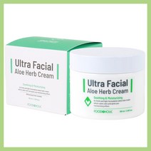 푸드어홀릭 알로에크림 100ml 보습크림 미백크림 주름개선화장품 피부진정 피부보습 학생크림 청소년크림 여성크림 아이들크림 주름개선크림 청소년피부관리 윤곽관리 지성기초화장품 추천