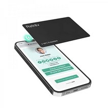 Retrēv 디지털 비즈니스 및 네트워킹 카드 매트 블랙 NFC 즉각적인 연락처 QR 스캔 - 탭으로 연락처 웹 사이트 또는 소셜 미디어 정보 전송 앱 필요 없음