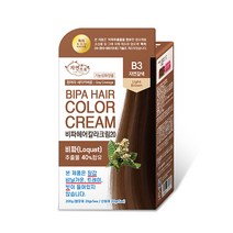 자연으로 실속형 비파헤어컬러크림 200ml 흰머리 새치커버 염색약 한방염색약, 3개, 자연갈색
