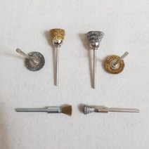 금형용 베이비 브러쉬 신주 스텐 용접 이물질제거 녹제거, 금형용 T형브러쉬 신주