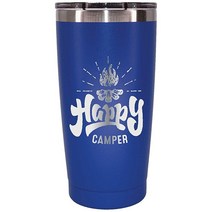 MugHeads Happy Camper 텀블러 - 남성용 캠핑 선물 여성용 내부의 캠핑카 액세서리 RV 해피 캠퍼 장식 캠프 주방 591.5ml(20온스) (민트), Royal