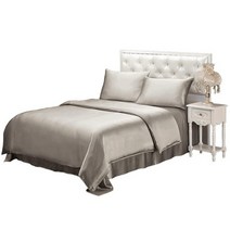 호텔 이불커버 세트 교체 22 실크 이불 커버 럭셔리 침구 100% 뽕나무 실크, 6-없음