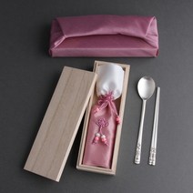 꿈많은거북 청소년 주니어 순은수저 99%1벌 13세~19세용 고급 은수저세트 졸업 입학 생일 선물, 홍색, 종이포장