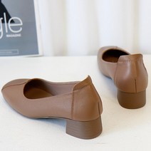 세상편한 소프트 소가죽 펌프스(3cm) 발 편한 구두 논슬립 고무창