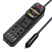 자동차 인버터 캠핑 BYGD 400W 전원 인버터 12v ~ 220 5V 3.1A 4 USB 3 범용 소켓 어댑터 자동차, 01 Car inverter