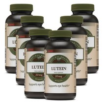 GNC 지엔시 GNC 6병 루테인 Lutein 20mg 60정, 6개
