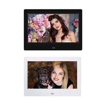디지털액자 스마트액자 전자액자 7인치 HD 디지털 사진 프레임 800x480 LED 스마트 전자 앨범 LCD MP3 MP4, 05 2PCS Black White, 05 2PCS Black White