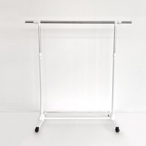 이동식 행거 매장용 옷걸이 화이트 스탠딩옷행거 넓이조절 바퀴 신혼부부 자취생 드레스룸 의류보관 옷정리 보관, 옵션명, 다올이동식매장용확장형행거2001-1/화이트2219