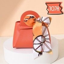 프리마 어린이집 생일선물 답례품 포장지 세트 10P, 오렌지레드