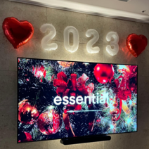 2023 풍선 해피뉴이어 파티용품 세트, 2023하트(화이트)