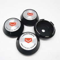 자동차 엠블럼 VOSSEN 휠 센터 허브 캡 커버에 대 한 4pcs 65mm 자동차 링 엠 블 럼 로고 림 스티커 액세서, 4D