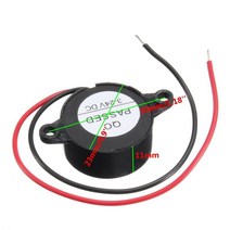 새로운 1pcs 자동차 95db 알람 alarma 모토 전자 부저 경고음 간헐적 연속 경고음 자동차 액세서리 dc 33-24v txtb1