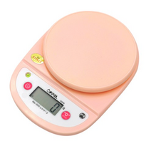 오펠 3kg 대용량 주방저울 OF-3004B, 베이비핑크