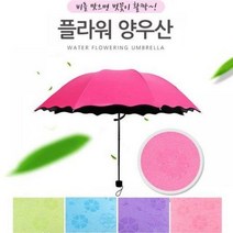 플라워 암막 양우산 자외선차단 우산 휴대용우산
