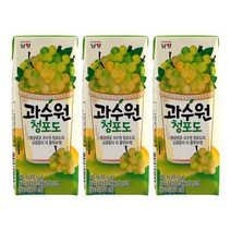 [남양유업] 남양 과수원 청포도190ml 24개한박스(1box - 24팩) 방학 아이간식 멸균팩 주스, 상세페이지 참조, 상세페이지 참조