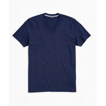 브룩스 브라더스 Washed 수피마 코튼 브이넥 티셔츠 116416