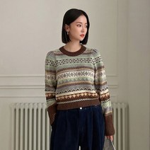 러블리감성 / 슬기 눈꽃 니트티셔츠