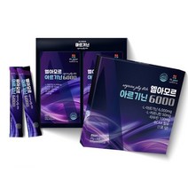 L 아르기닌 젤리 고함량 6 000mg 타우린 100mg 하루한포 에너지 활력충전 필수영양소 1+1 60포, 2개