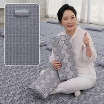 [TV홈쇼핑정품 인포벨]장미화 한일의료기 그래핀 쿨잠 숙면 매트 그래핀 경추 베개 세트 슈퍼싱글 더블, 슈퍼더블 SET