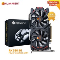 huannzhi gtx 1660s 650 760 960 970 1060 2g 4g 6g rtx 2060 super 6g 8g 그래픽 카드 rx 550 560 4g vga hdmi-, RX 580 8g