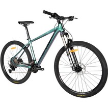 CAMP FENIX3.0 페닉스3.0플러스 데오레 22단 27.5인치 MTB자전거 완조립 사바자전거 캠프자전거 입문용자전거 출퇴근용자전거 SAVA 산악자전거, 레인보우 블루, 17