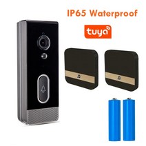 IoT Ai 인터폰 비디어폰 설치 교체 Tuya-비디오 초인종 카메라 방수 야외 무선 도어 벨 스마트 라이프 보, 03 Option 3_01 EU 플러그