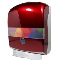 컬러 핸드타올케이스/디스펜서/4종컬러/오픈방식선택가능/화장실인테리어효과 UP!, 핸드타올케이스레드, 1개