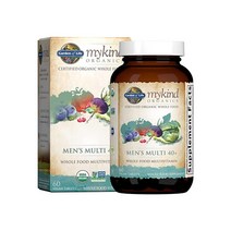 Garden of Life 가든오브라이프 mykind 남성 멀티비타민 40+ 60정