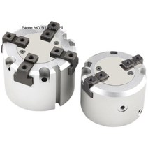 MHS2/MHS3/MHS4 시리즈 2/3/4 손가락 공압 그리퍼 SMC 교체 더블 액션 회전 실린더 16D/20D/25D/32D/40D/50D MHS, [09] 100D, [01] MHS2